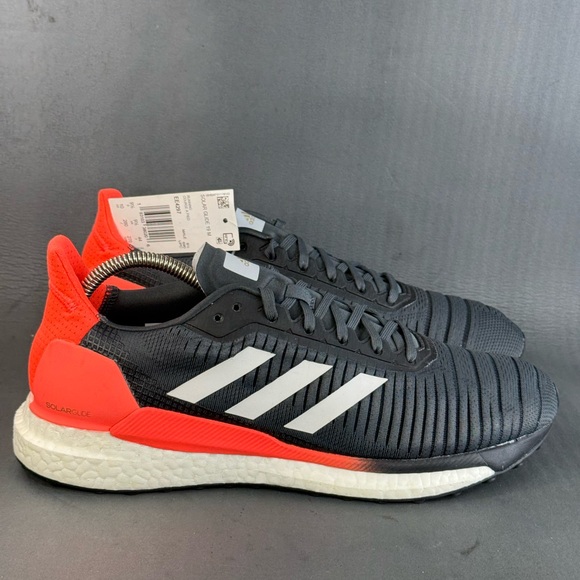 Adidas Solar Glide 19 'Solar Orange' athletic sneaker shoes men’s size 10